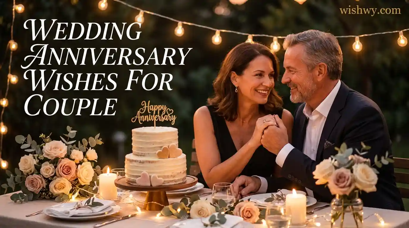Wedding Anniversary Wishes for Couple