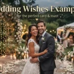 Wedding Wishes Examples